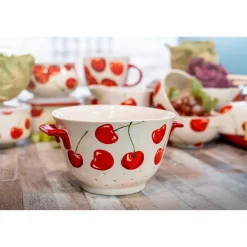 neuetischkultur Küchensieb Keramik Cherry New