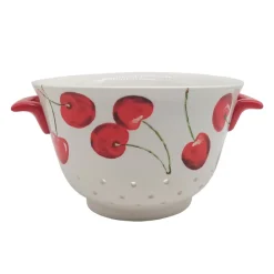 neuetischkultur Küchensieb Keramik Cherry New