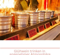 Novaliv Tasse Glühwein 400 ml Personalisierte Weihnachtstasse mit Trinkhalm - Weihnachtskugel als Glühweinbecher - Christbaumkugel Motiv Tasse Tannenbaum Kugel Weihnachtstasse Handwärmer Xmas Mugs Hot