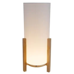 Akkutischleuchte "MADITA" H: 48cm weiß/natur ^ Näve Clearance