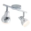 2er LED Wand-/Deckenschiene "CHROMEY" L:30cm ^ Näve