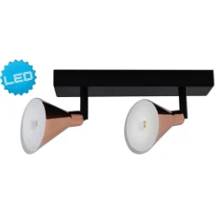 2er LED-Wand-u. Deckenspot 