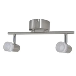 Näve 2er LED-Wand-u. Deckenspot "MALAGA" l:34cm Sale
