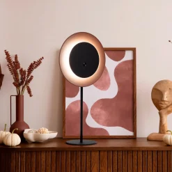 Näve 4in1 Akku-/Solar-/Tisch-/Hängeleuchte "SOLAN" H: 41,5cm mocha mousse