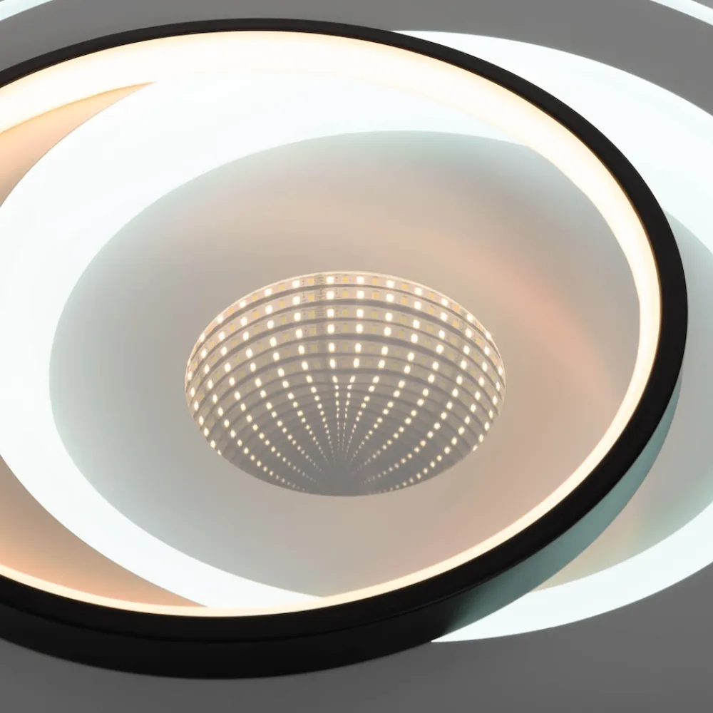 Näve LED / CCT Deckenleuchte "MALEA" 3D-Effekt Ø: 49cm Best