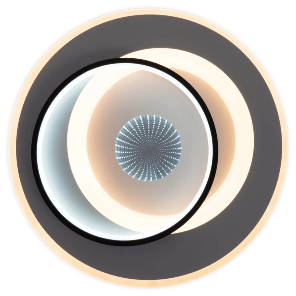 Näve LED / CCT Deckenleuchte "MALEA" 3D-Effekt Ø: 49cm Best