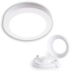Näve LED / CCT Ein-/Aufbauleuchte "KOMPLEX" Ø: 24,6cm Clearance