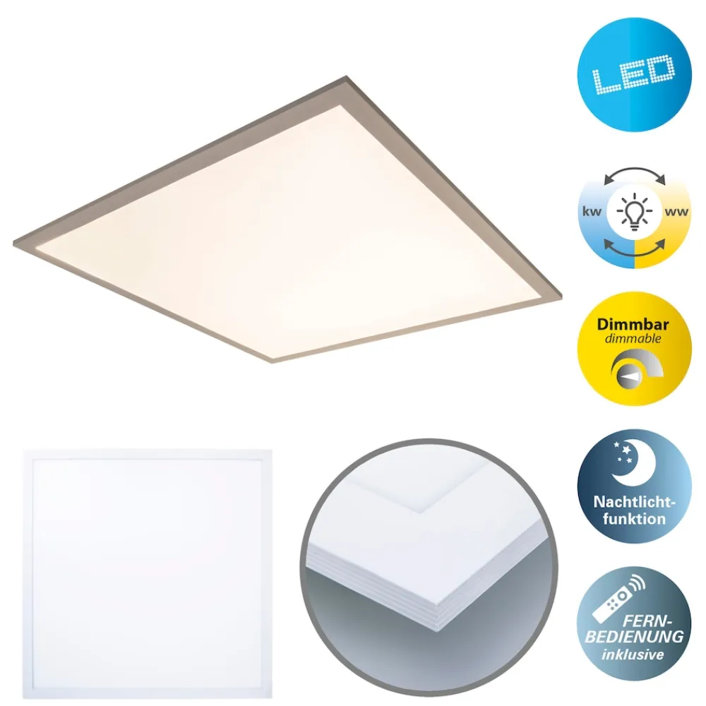 Näve LED / CCT Panel-Deckenleuchte "NICO" L/B: 59,5cm Outlet