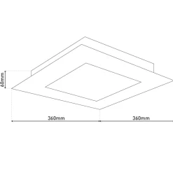 LED Deckenleuchte 