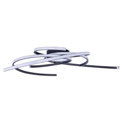 LED Deckenleuchte "RADON" Ø: 75cm schwarz ^ Näve Clearance
