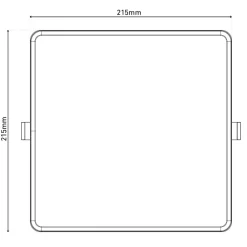 LED Einbauleuchte "SUMA" L/B: 21,5cm ^ Näve Discount