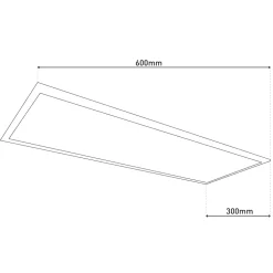 LED Panel-Deckenleuchte "SALTA" ^ Näve Hot