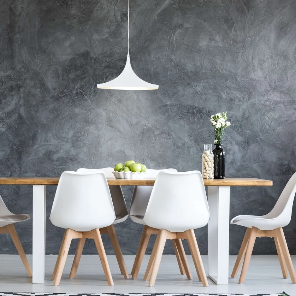Näve LED Pendelleuchte "OSLO" Ø: 37cm weiß New