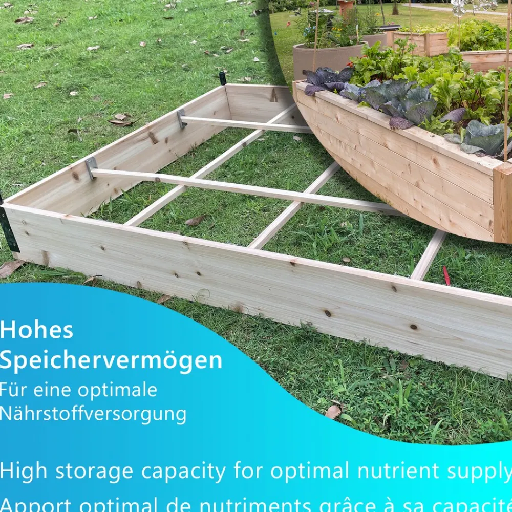 NYVI Foliengewächshaus -Green 02 – Frühbeet Gewächshaus für Gemüse, Pflanzen, Kräuter Braun New
