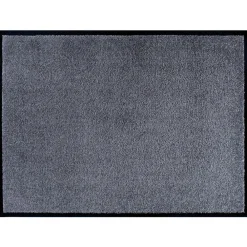 Fußmatte Unicolored - Pflegeleicht, Strapazierfähig, Anti-Rutsch Farbe:Grau;Größe: ^ NYVI Outlet