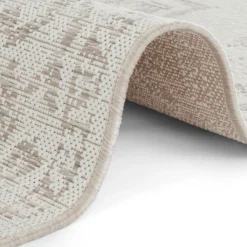 Teppich Beach - Wetterfest, Wasserbeständig, Für Innen und Außen Größe:;Farbe:Creme Beige ^ NYVI