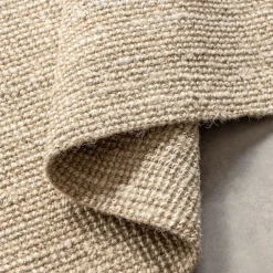 Teppich Bouclé - Pflegeleicht, Für Fußbodenheizung, Strapazierfähig Größe:;Farbe:Natur Elfenbein Weiß ^ NYVI Hot