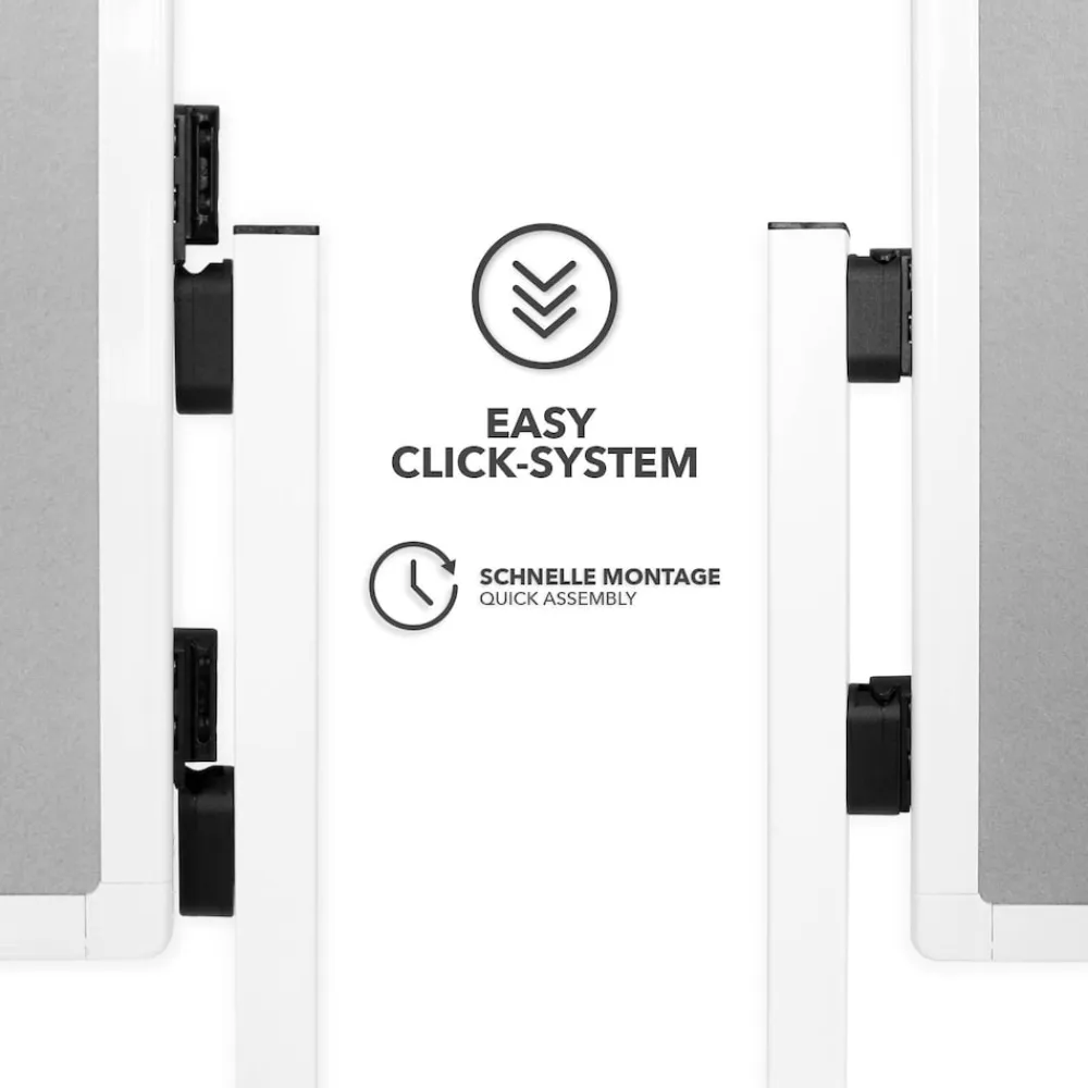 Filz-Moderationstafeln | Einteilig | Mit Rollen | 150 x 120 cm ^ Office Marshal Online