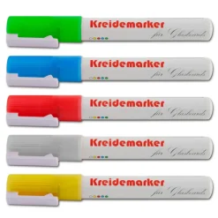 Kreidemarker | 5er-Set ^ Office Marshal Hot