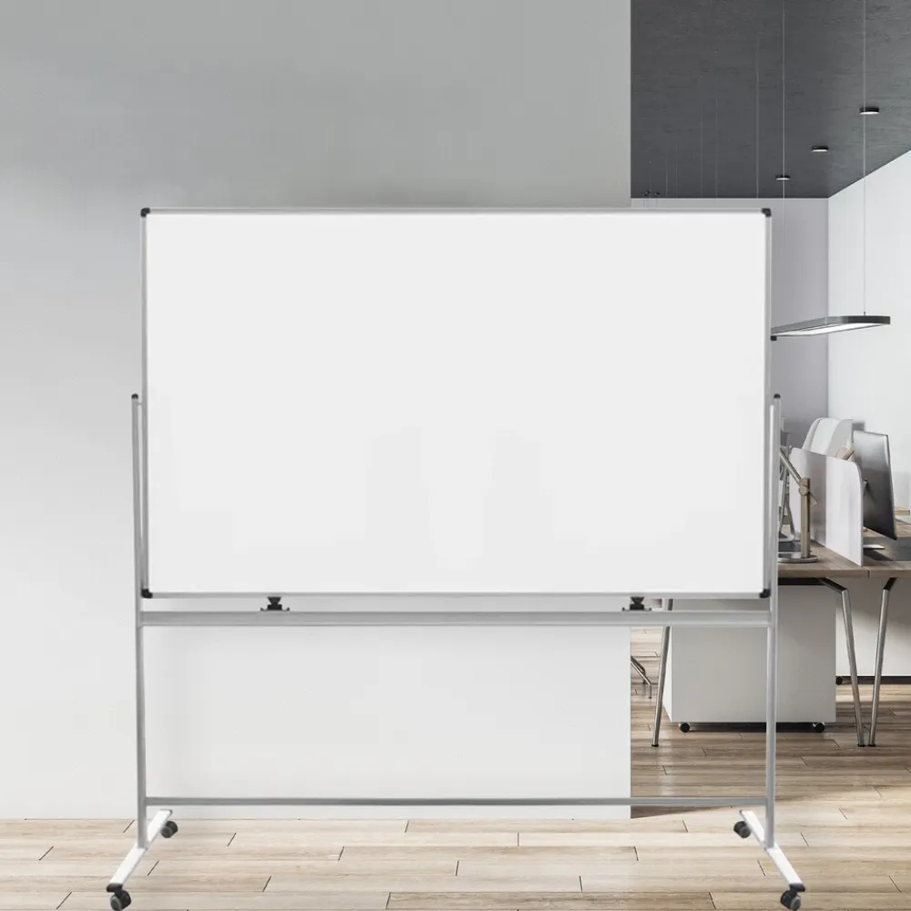 Whiteboard speziallackiert | Mobil & drehbar ^ Office Marshal New