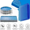 OK-Living Eckige Solarfolie Pool blau, Solarabdeckplane 260x160 cm Hot