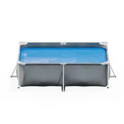 OK-Living Eckige Solarfolie Pool blau, Solarabdeckplane 260x160 cm Hot