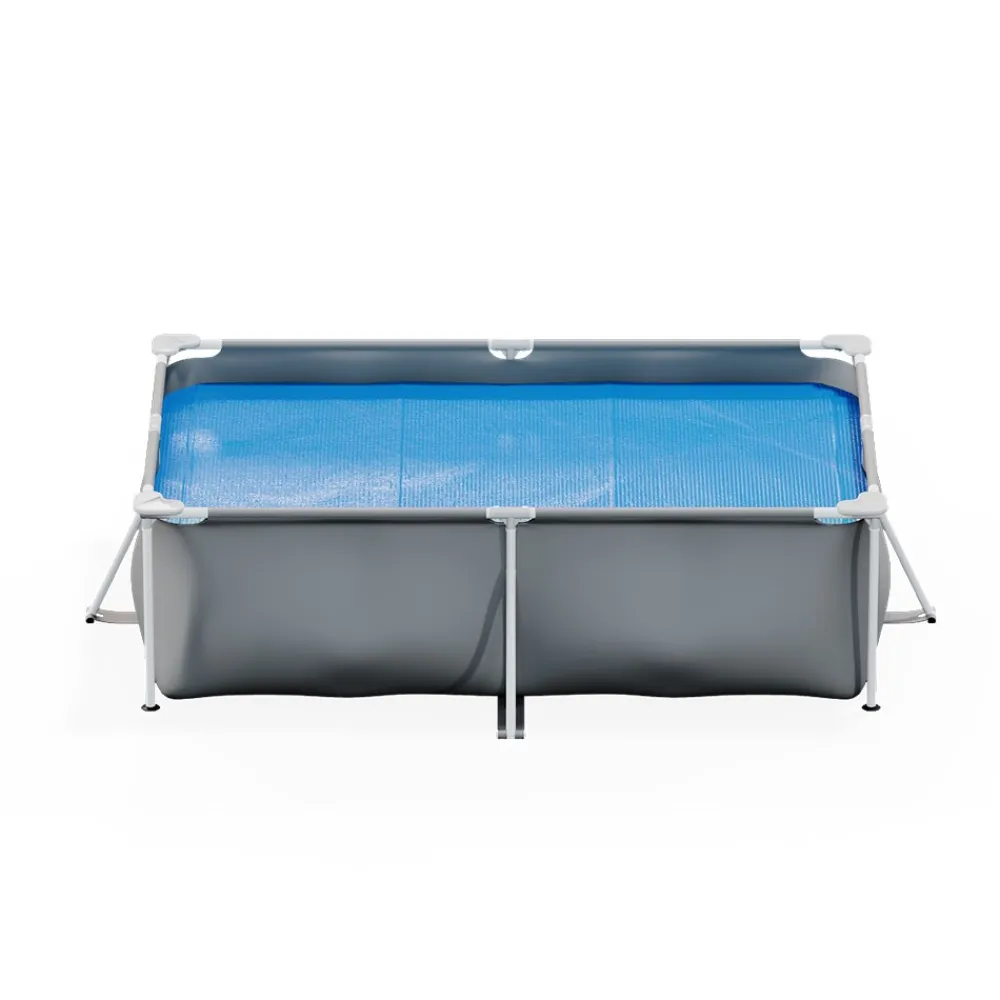OK-Living Eckige Solarfolie Pool blau, Solarabdeckplane 260x160 cm Hot