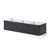OK-Living Hochbeet Anthrazit 270 x 90 cm Best
