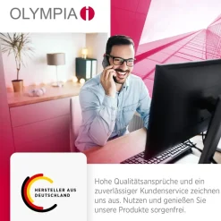 CPD 5212 Tischrechner, 2-farbig druckend ^ Olympia