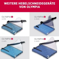G 4640 Profi Hebelschneidegerät, DIN A3, bis 40 Blatt ^ Olympia