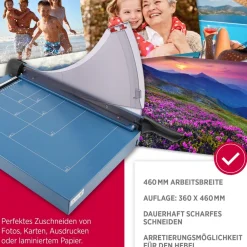 G 4640 Profi Hebelschneidegerät, DIN A3, bis 40 Blatt ^ Olympia