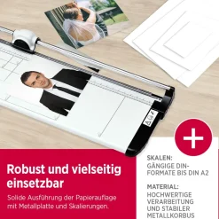 TR 6712 Profi Rollenschneidegerät, DIN A2, bis 12 Blatt ^ Olympia