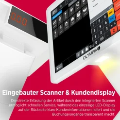 TS10 Allrounder Touch Scan Handel Gastro weiß ^ Olympia Hot