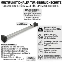 Tu¨rkralle Türsicherung Fenster Türstopper zum Selbstschutz TK 100 ^ Olympia Discount