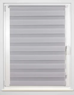 ondeco Doppelrollo Just Klemmfix  Seitenzugrollo Blickdicht Klemmfix Farbe: Grau, Größe: Cream New