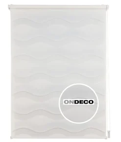 Doppelrollo Wave Klemmfix  Seitenzugrollo Blickdicht Klemmfix Farbe: , Größe: ^ ondeco Best