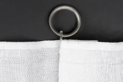 ondeco Schlaufenschal Breeze Gardinen Blickdicht Vorhang Schlafzimmer 1er Set Farbe: , Größe: Weiß Clearance
