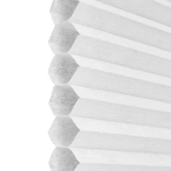 ondeco Wabenplissee verspannt Klemmträger ohne Bohren Klemmfix Blickdicht Sonnen-Schallschutz Farbe: weiss, Größe: Grau Clearance