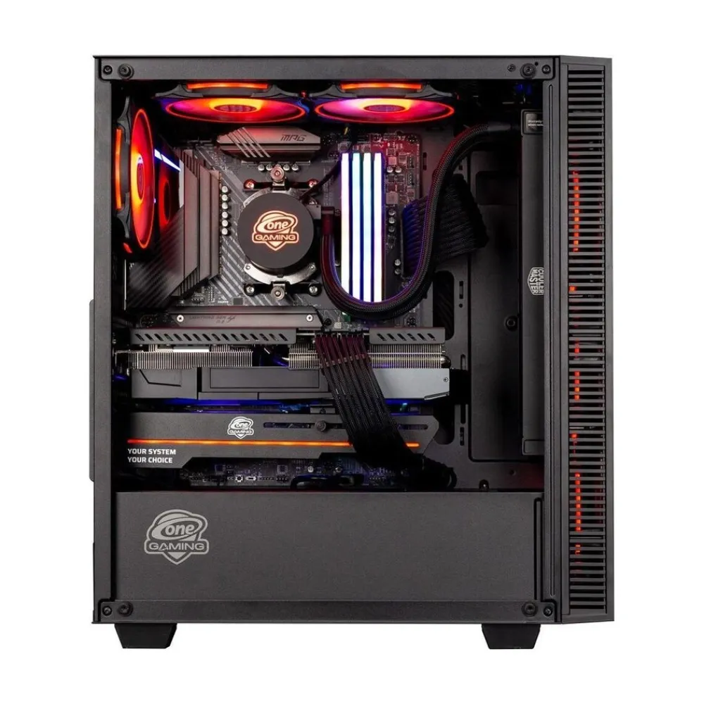 Gaming PC Next Level II - RX 9060 - Ryzen 5 5600X - 480 GB NVMe - 16GB RAM ^ ONE GAMING Discount