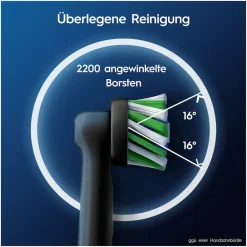 Oral-B EB50BRX-4 Pro CrossAction Schwarz Ersatzbürsten New