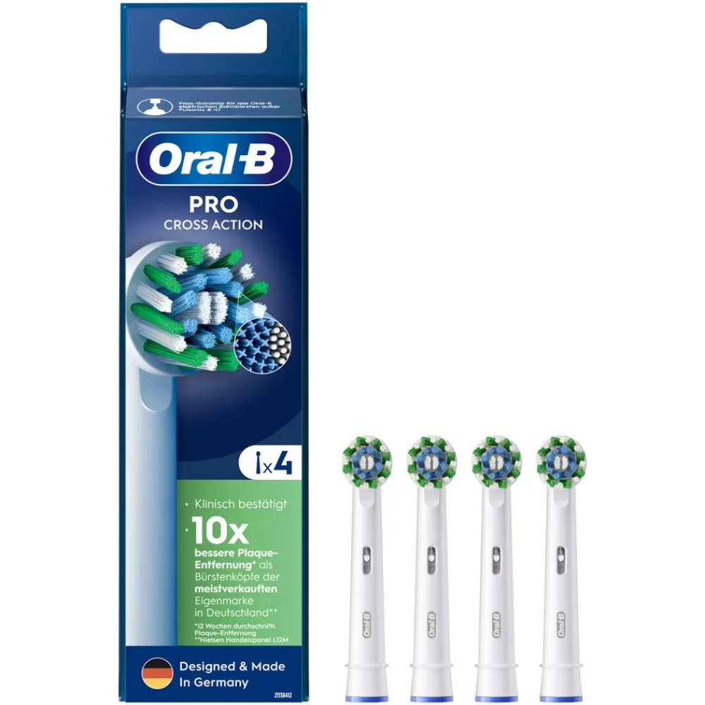 EB50RX-4 Pro CrossAction Ersatzbürsten ^ Oral-B