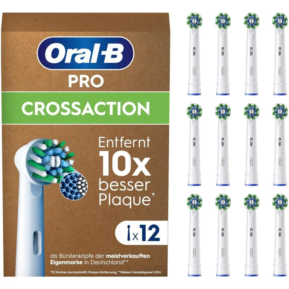 EB50RX-12 Pro CrossAction 12er FFU Aufsteckbürsten ^ Oral-B Hot