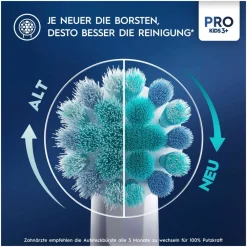 EB10S-4 Spiderman Ersatzbürsten für Elektrische Kinderzahnbürste ^ Oral-B Hot