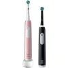 Oral-B Elektrische Zahnbürste Pro 1 Black/Pink mit 2. Handstück Best