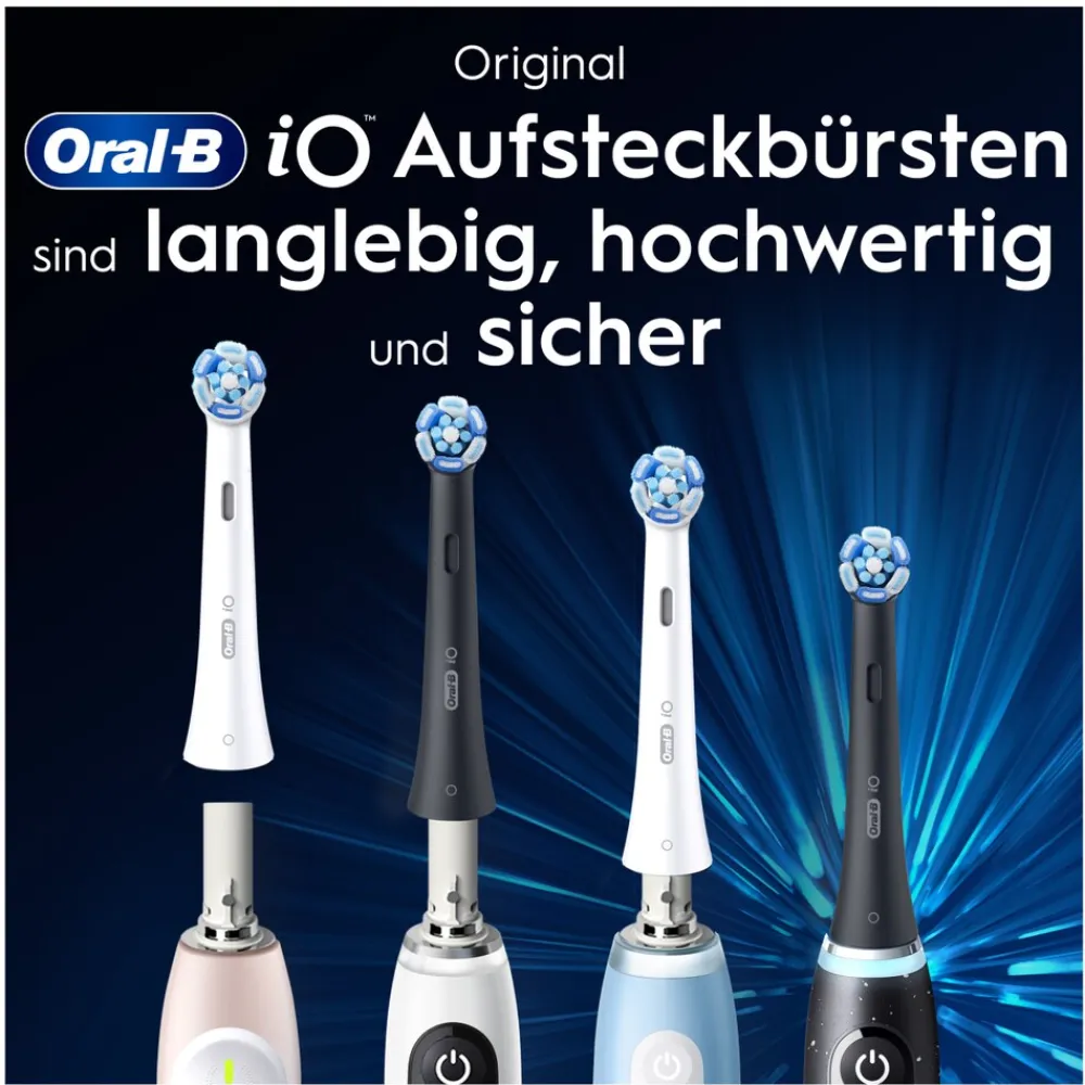 iO Black Ultimative Reinigung Aufsteckbürsten, 8 Stück ^ Oral-B Online