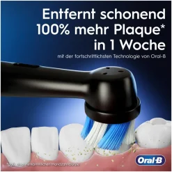 iO Series 3 Elektrische Zahnbürste/Electric Toothbrush, 3 Putzmodi für Zahnpflege, Magnet-Technologie, TESTSIEGER Stiftung Warentest (12/2024), Matt Black ^ Oral-B Clearance