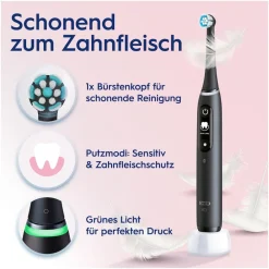 Oral-B iO Series 6 elektrische Zahnbürste Grey Opal JAS22