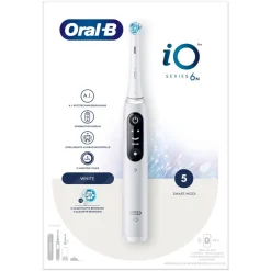 iO Series 6 White elektrische Zahnbürste ^ Oral-B Clearance