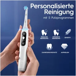 iO Series 6 White elektrische Zahnbürste ^ Oral-B Clearance