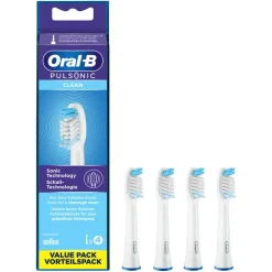 Oral-B Pulsonic Clean Aufsteckbürsten für Schallzahnbürsten, 4 Stück Best